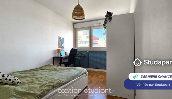 Logement étudiant Location Studio Meubl&eacute; Villeurbanne (69100)