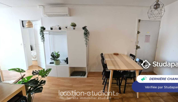 Logement étudiant Studio &agrave; Villeurbanne (69100)