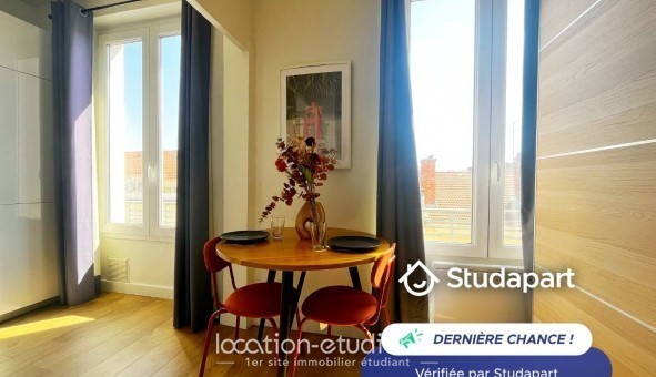 Logement �tudiant Studio &agrave; Villeurbanne (69100)