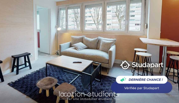 Logement �tudiant Studio &agrave; Villeurbanne (69100)