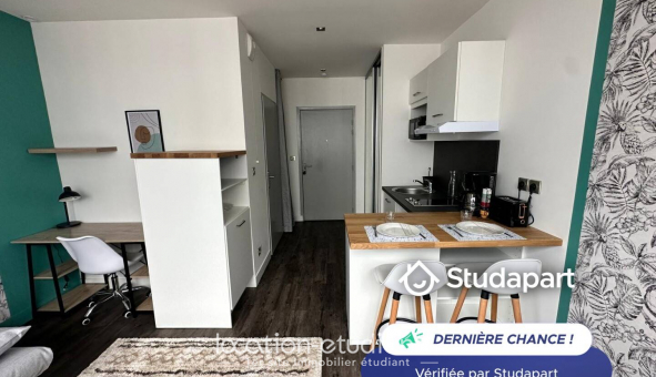 Logement �tudiant Studio &agrave; Villeurbanne (69100)