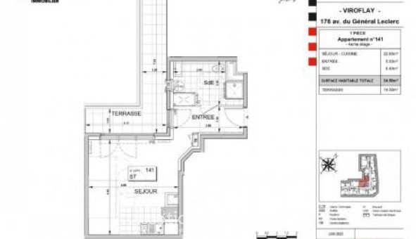 Logement tudiant Studio à Viroflay (78220)