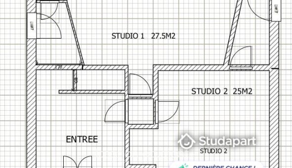Logement tudiant Studio à Vitry sur Seine (94400)