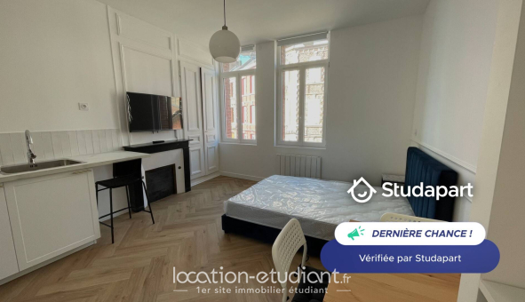 Logement étudiant Location Studio Meubl&eacute; Amiens (80090)