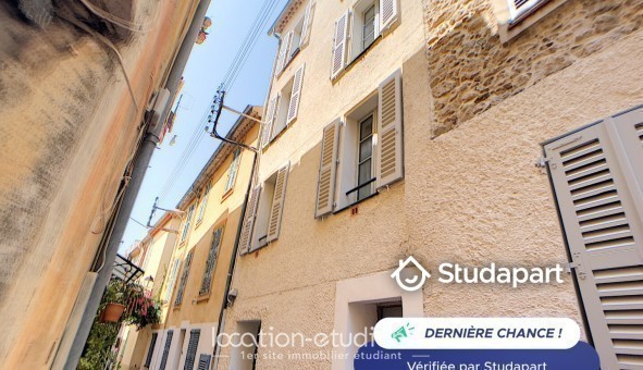 Logement étudiant Studio &agrave; Antibes (06160)