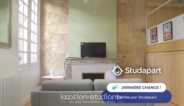 Logement étudiant Studio &agrave; Bordeaux (33300)