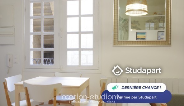 Logement étudiant Studio &agrave; Bordeaux (33300)