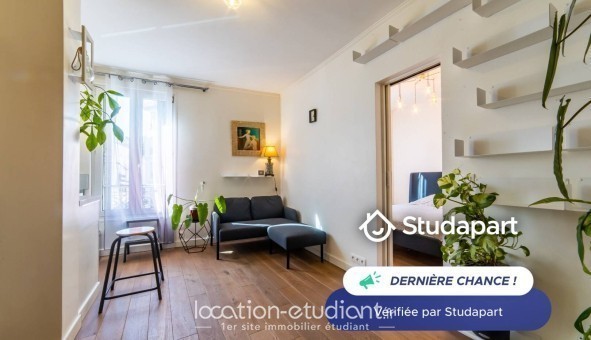 Logement étudiant Studio &agrave; Clichy (92110)