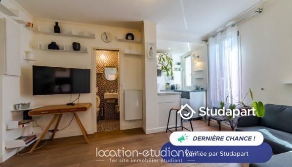 Logement étudiant Studio &agrave; Clichy (92110)