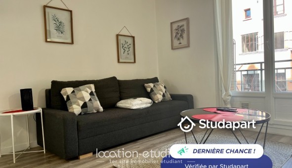 Logement étudiant Studio &agrave; Grenoble (38000)