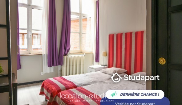 Logement étudiant Studio &agrave; Lille (59800)