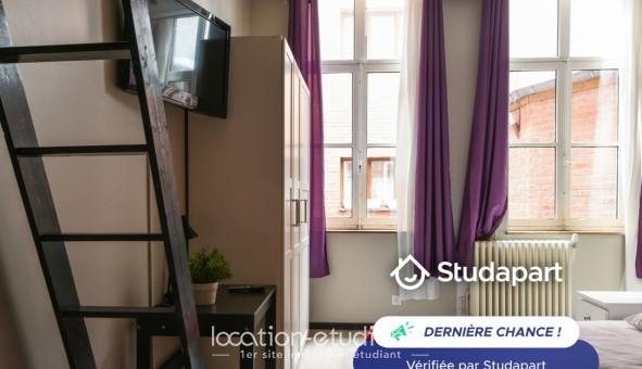 Logement étudiant Studio &agrave; Lille (59800)