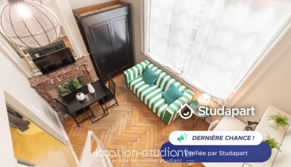 Logement étudiant Studio &agrave; Lille (59800)