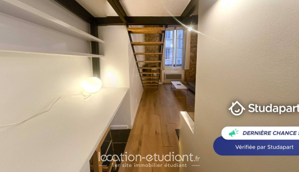 Logement étudiant Studio &agrave; Lyon 2ème arrondissement (69002)
