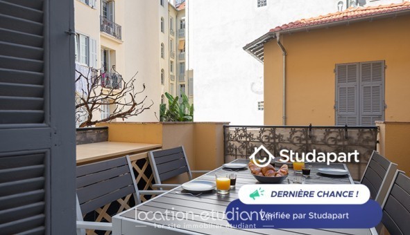Logement étudiant Studio &agrave; Nice (06100)