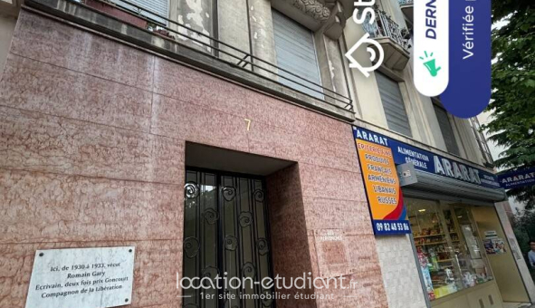 Logement étudiant Studio &agrave; Nice (06100)