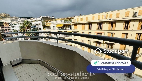 Logement étudiant Studio &agrave; Nice (06100)