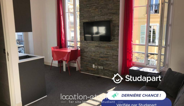 Logement étudiant Studio &agrave; Nice (06100)