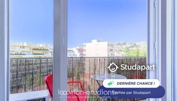 Logement étudiant Studio &agrave; Nice (06100)