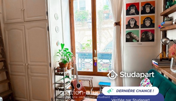 Logement étudiant Studio &agrave; Paris 02ème arrondissement (75002)