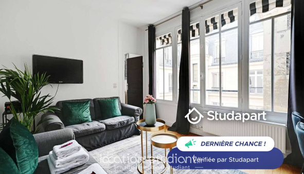 Logement étudiant T2 &agrave; Paris 08ème arrondissement (75008)