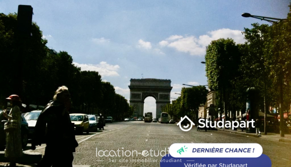 Logement étudiant Studio &agrave; Paris 08ème arrondissement (75008)
