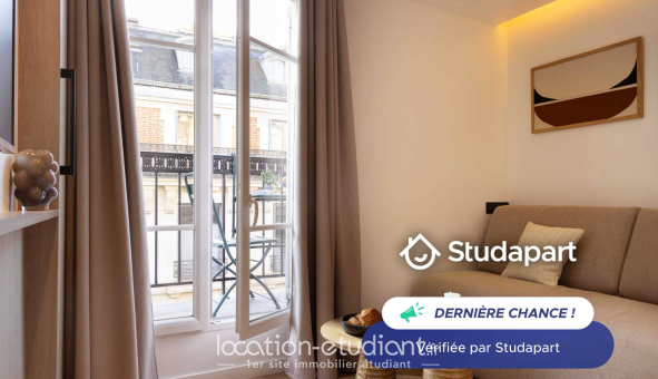 Logement étudiant Studio &agrave; Paris 08ème arrondissement (75008)