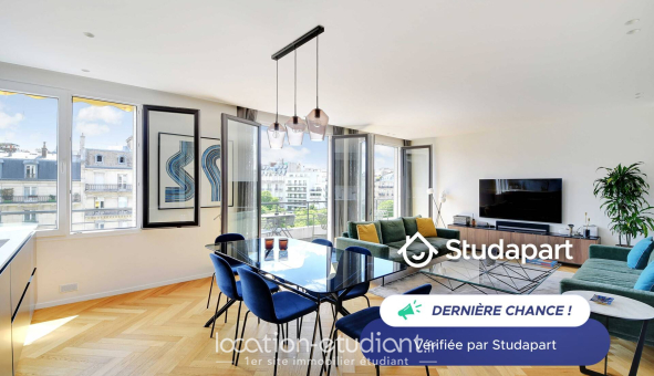 Logement étudiant T2 &agrave; Paris 16ème arrondissement (75016)