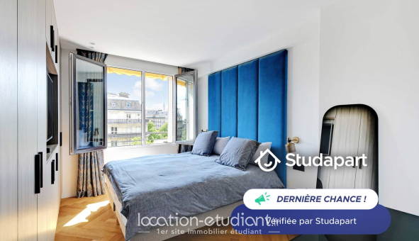 Logement étudiant T2 &agrave; Paris 16ème arrondissement (75016)