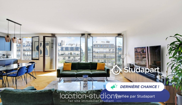 Logement étudiant T2 &agrave; Paris 16ème arrondissement (75016)