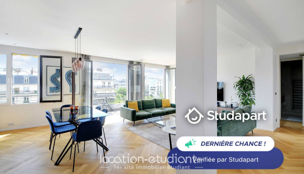 Logement étudiant T2 &agrave; Paris 16ème arrondissement (75016)