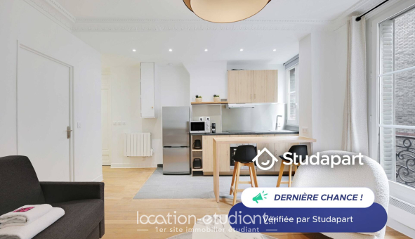 Logement étudiant Studio &agrave; Paris 17ème arrondissement (75017)
