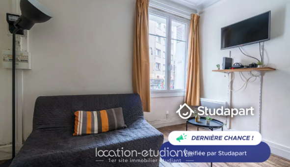 Logement étudiant Studio &agrave; Paris 17ème arrondissement (75017)
