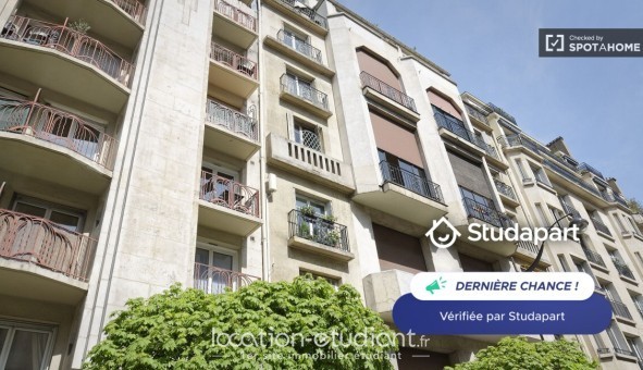 Logement étudiant Studio &agrave; Paris 17ème arrondissement (75017)