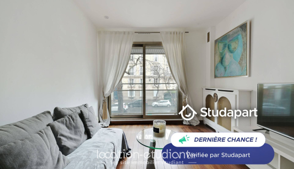 Logement étudiant T2 &agrave; Paris 17ème arrondissement (75017)