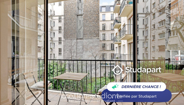 Logement étudiant Studio &agrave; Paris 17ème arrondissement (75017)
