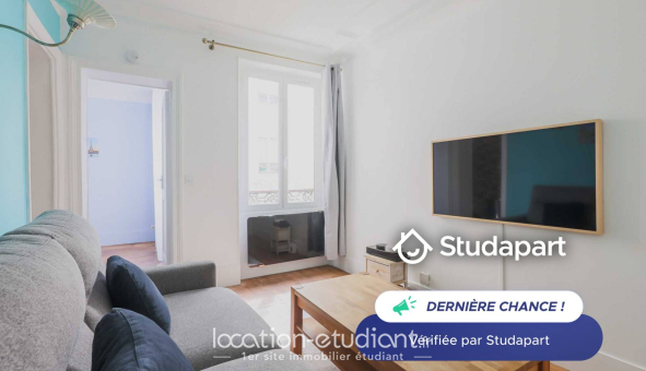 Logement étudiant Studio &agrave; Paris 18ème arrondissement (75018)