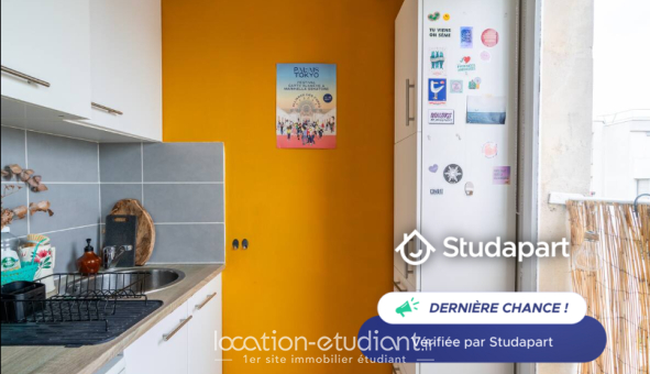Logement étudiant Studio &agrave; Paris 20ème arrondissement (75020)