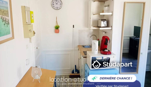 Logement étudiant Studio &agrave; Reims (51100)