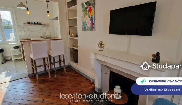 Logement étudiant Studio &agrave; Rouen (76100)