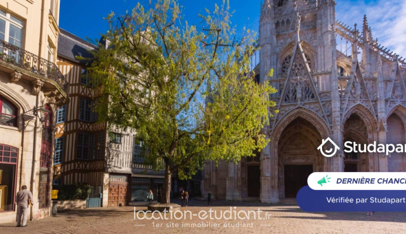 Logement étudiant Studio &agrave; Rouen (76100)