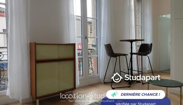 Logement étudiant Studio &agrave; Toulouse (31500)