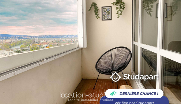 Logement étudiant Studio &agrave; Villeurbanne (69100)
