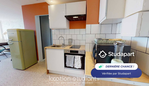 Logement étudiant Studio &agrave; Villeurbanne (69100)