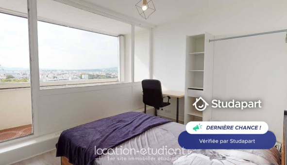 Logement étudiant Studio &agrave; Villeurbanne (69100)