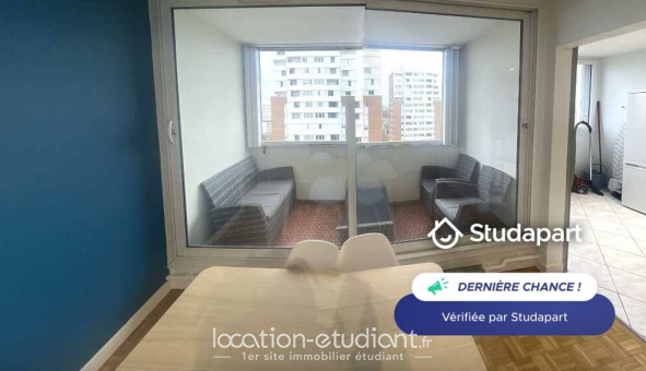 Logement étudiant Studio &agrave; Villeurbanne (69100)