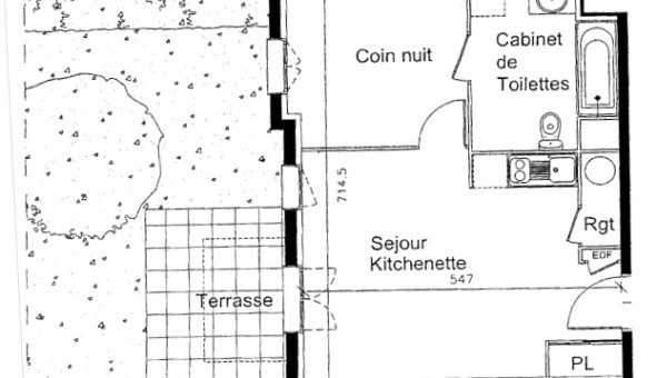 Logement tudiant Location T2 Vide Achres (78260)