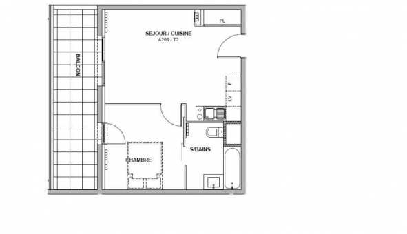 Logement tudiant T2 à Agde (34300)