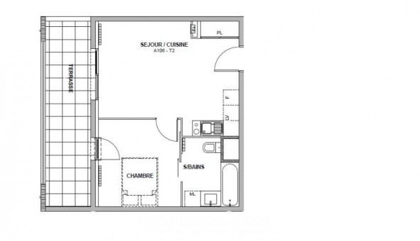 Logement tudiant T2 à Agde (34300)