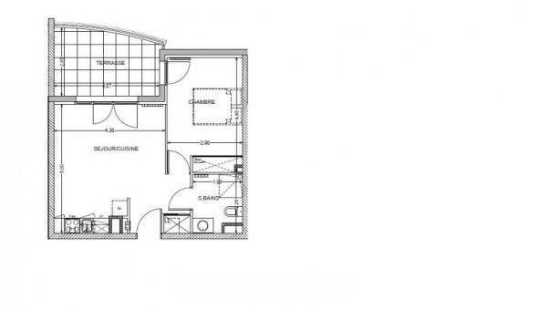 Logement tudiant T2 à Agde (34300)